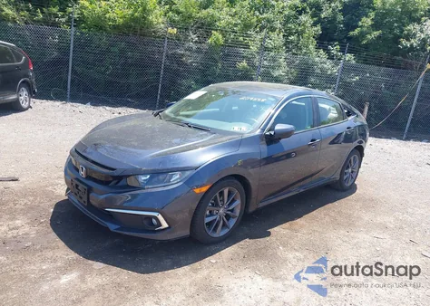 2020 Honda Civic Ex-L from USA, damaged, VIN 19XFC1F7XLE209558